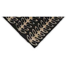 Lokta Paper - Batik Beans, Black, 20'' x 30''