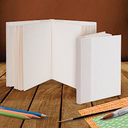 Books By Hand Blank Cover Classic Book Bookbinding Kit - Class Pack completed project