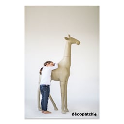 DecoPatch Extra Large Paper Mache Animal - Giraffe (Shown with child for size reference.)