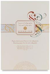 Sennelier Calligraphy Pad - Top view of Cover of Calligraphy Pad
