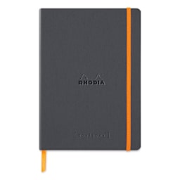Rhodia Dotted Goalbook - 5-1/2" x 8-3/4", Titane