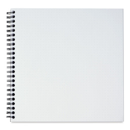 Rhodia Reverse Wirebound Notebook - Black, Dot Grid, 8-1/4" x 8-1/4" (inside paper)