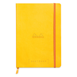 Rhodia Dotted Goalbook - 5-1/2" x 8-3/4", Yellow