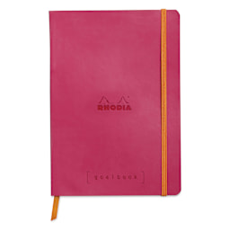 Rhodia Dotted Goalbook - 5-1/2" x 8-3/4", Raspberry