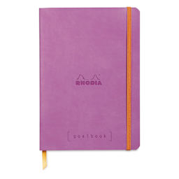 Rhodia Dotted Goalbook - 5-1/2" x 8-3/4", Lilac