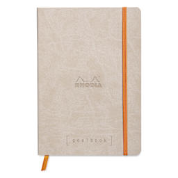 Rhodia Dotted Goalbook - 5-1/2" x 8-3/4", Beige