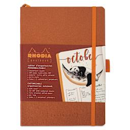 Rhodia Dotted Goalbook - 5-1/2" x 8-3/4", Bronze, front