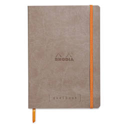 Rhodia Dotted Goalbook - 5-1/2" x 8-3/4", Taupe