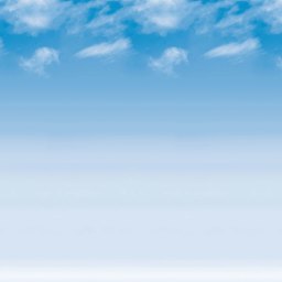 Fadeless Design Roll - 48" x 50 ft, Wispy Clouds