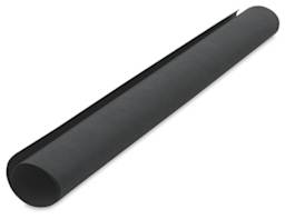 Specialty Book Covering - Angled roll of Black Faux leather