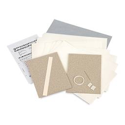 Books by Hand “Designed by Me” Just the Pieces Blank Book Kit contents