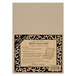 Books By Hand Just-the-Pieces Box With Lid front of packaging