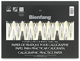 Calligraphy Practice Paper, Gridded, 50-Sheet Pad