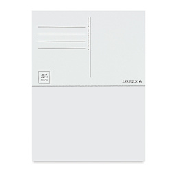 Strathmore Watercolor Cards - Postcard Pad, 15 Sheets, showing front and back of a sheet