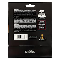 Mona Lisa Graphite Paper - Black, 9" x 12", Pkg of 2, back of package
