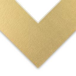 Closeup of Bainbridge Novacore Matboard - Metallic Gold