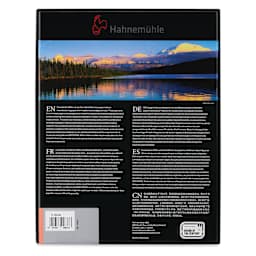 Hahnemühle Baryta Satin FineArt Inkjet Paper - 8-1/2" x 11", Pkg of 25, back of packaging