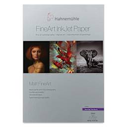 Hahnemühle Photo Rag Matt Baryta FineArt Inkjet Paper - 13" x 19", Pkg of 25, front of packaging