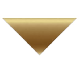 Crescent Berkeley Metallic White Core Matboard - 20" x 32", Gold Foil