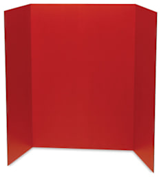 Pacon Colored Trifold Presentation Board - 48" x 36", Red