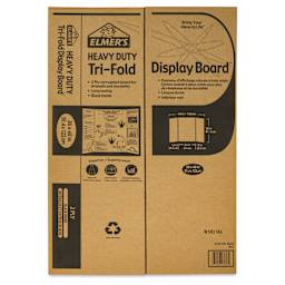 Elmer’s Trifold Display Board - Black, 36" x 48", 2-Ply, back