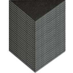 Blackcore Foam Board Pack - 24" x 36" x 3/16", Black, Pkg of 25