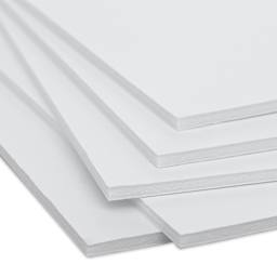 Pacon Ghostline Foam Board - 11" x 14", 3/16", Pkg of 5, boards stacked on top of each other