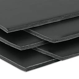 Pacon Ucreate Black Foam Board - 22" x 28", 3/16", Pkg of 5, boards stacked on top of each other