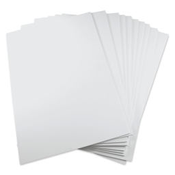 Flipside White Foam Boards - 20" x 30" x 3/16", Pkg of 25, fanned out