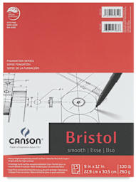 Bristol Pad, Smooth Finish, 15 Sheets