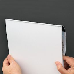 Blick Bristol Pad - 14" x 17", Vellum, 15 Sheets, opened pad showing binding (image may depict a different size pad)