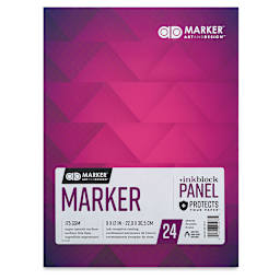 Chartpak Ad Marker Pads - Front cover of 9" x 12" pad
