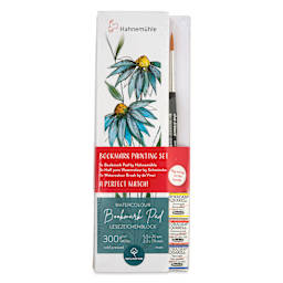 Hahnemühle Watercolor Bookmark Painting Set of 5, front of the packaging