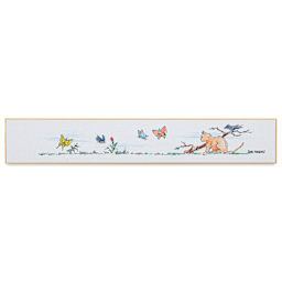 Aitoh Gasen Paper Shikishi Boards - 2-1/5" x 12-1/4", Pkg of 3, finished artwork courtesy of Gary Simmons