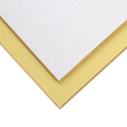 Aitoh Hosho Paper Shikishi Boards - 9-1/2" x 10-3/4", Pkg of 2, front and back of boards