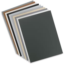 Crescent Dry Mixed Media Boards - Several colors of Boards shown
