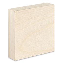 American Easel Wood Painting Panel - 3" x 3" x 3/4", Economy Panel
