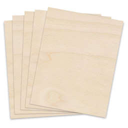 Birch Panel Pack - 12" x 16" x 1/8", Pkg of 5