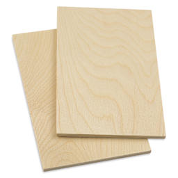 Birch Panel Pack - 5" x 8" x 1/4", Pkg of 2 angled view