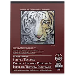 Bee Paper Stipple Paper Pad - 9" x 12", 25 Sheets