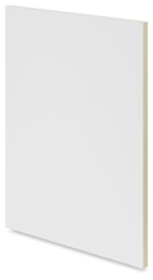 American Easel Gessoed Wood Painting Panels - Angled view of Flat panel without label