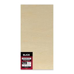 Blick Premier Wood Panel - 12'' x 24'', 1-1/2'' Gallery Profile, Cradled (front)
