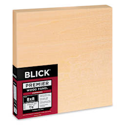 Blick Premier Wood Panel - 8" x 8", 7/8" Traditional Profile, Cradled