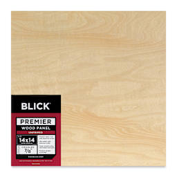 Blick Premier Wood Panel - 14" x 14", 7/8" Traditional Profile, Cradled