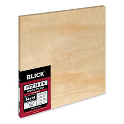 Blick Premier Wood Panel - 14" x 14", 7/8" Traditional Profile, Cradled