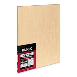 Blick Premier Wood Panel - 18" x 24", 7/8" Traditional Profile, Cradled