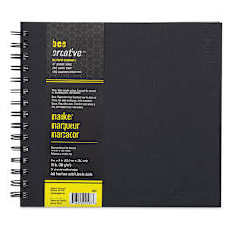 Bee Creative Marker Book - 8" x 8", 50 Sheets, 110 lb