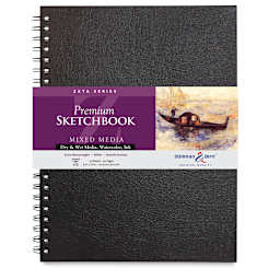 Stillman & Birn Zeta Series Spiralbound Sketchbook - 12'' x 9'', Portrait