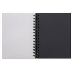 Stillman & Birn Nova Trio Series Toned Spiralbound Sketchbook, grey and black pages