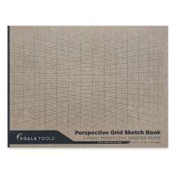Koala Sketchbook - Front cover of 2-Point Perspective Sketchbook